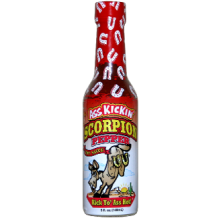 Ass Kickin' Scorpion Pepper Hot Sauce, 148ml