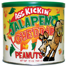 Ass Kickin’ Jalapeno Cheddar Peanuts