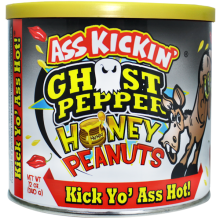 Ass Kickin’ Ghost Pepper Honey Peanuts