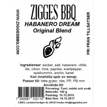 Habanero Dream - Original Blend, 150gr