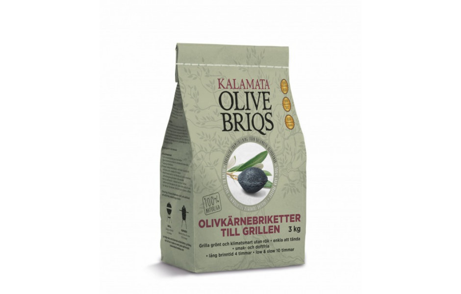 Kalamata Olive Briqs briketter 3kg