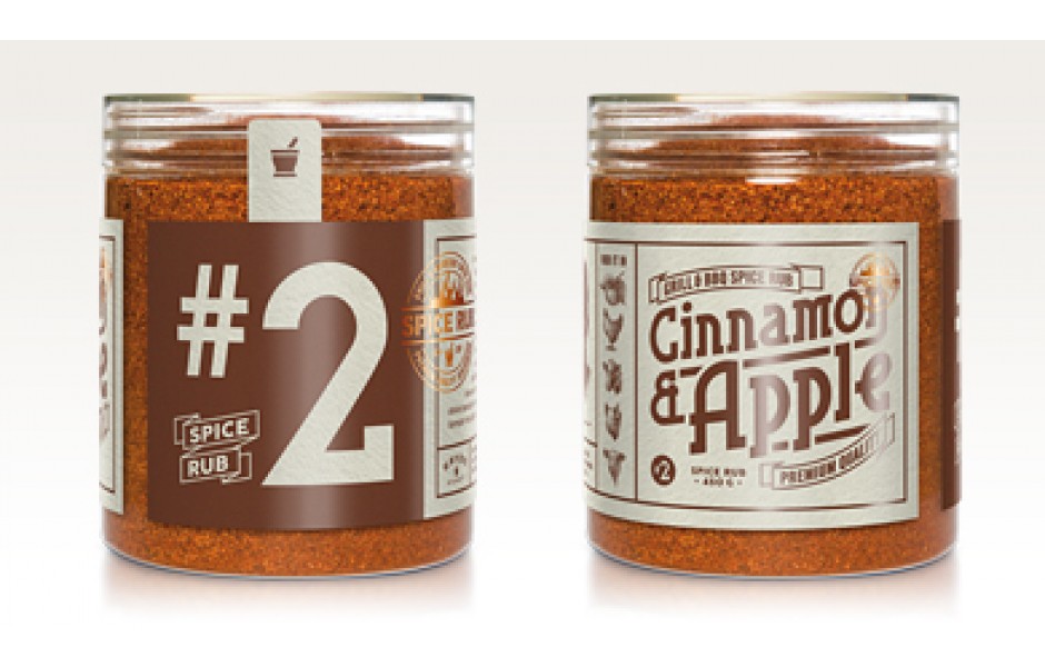 Cinnamon & Apple Spice Rub, 300g Spice Rub Varumärken spice rub grill & bbq kryddhuset